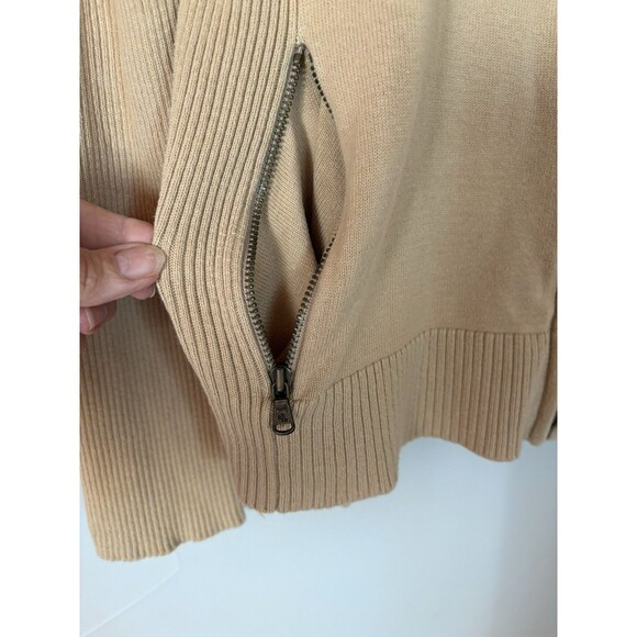 Ralph Lauren Shooting Cardigan Sweater Long Sleeve 100% Cotton Pockets Zip SZ M - Picture 10 of 15